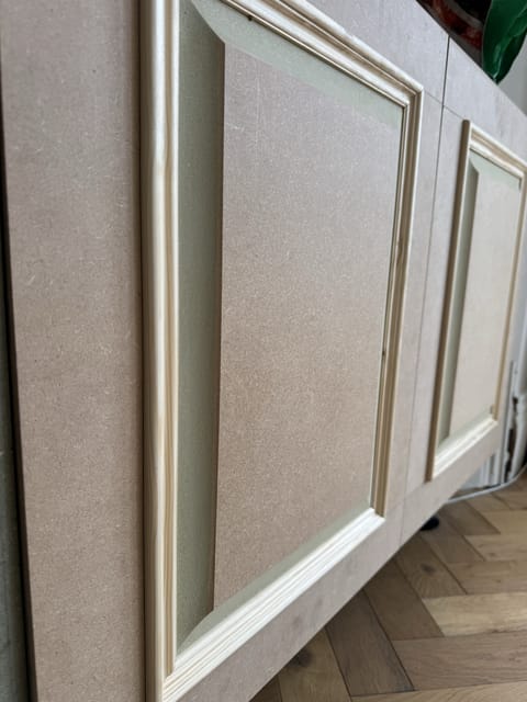 Fitted bedroom wardrobe with internal drawers, Chingford